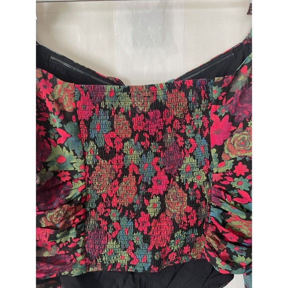 FREE PEOPLE Oh La La Floral Bodice Top, Square Neck, Size: Large - $128 NWT - Picture 8 of 12